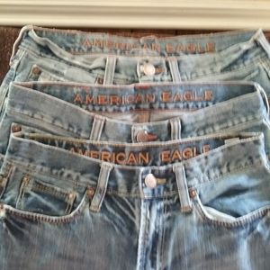 3 Pair 0f American Eagle Jeans